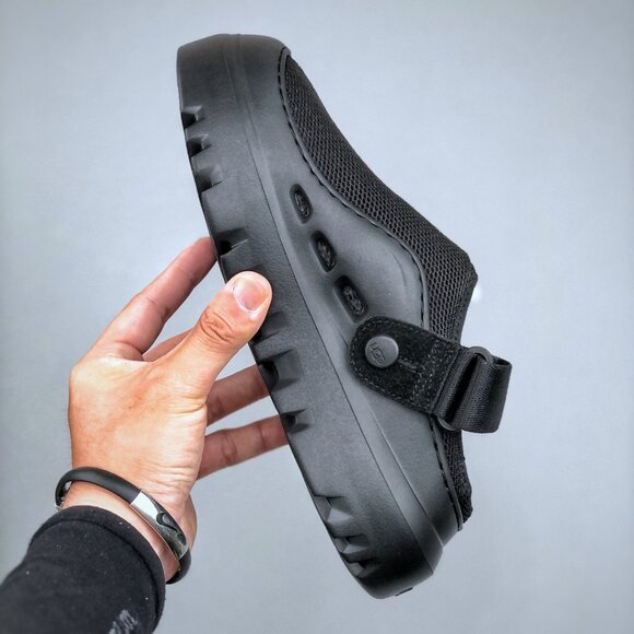 UGG Black Mesh Platform Slides main image 4